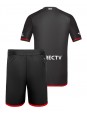 River Plate Ausweichtrikot für Kinder 2024-25 Kurzarm (+ Kurze Hosen)
